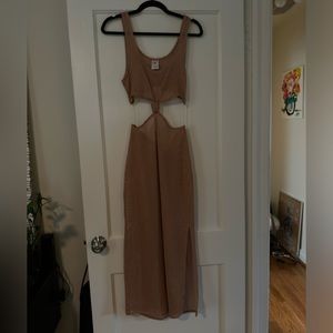 Beach coverup - tan size: medium